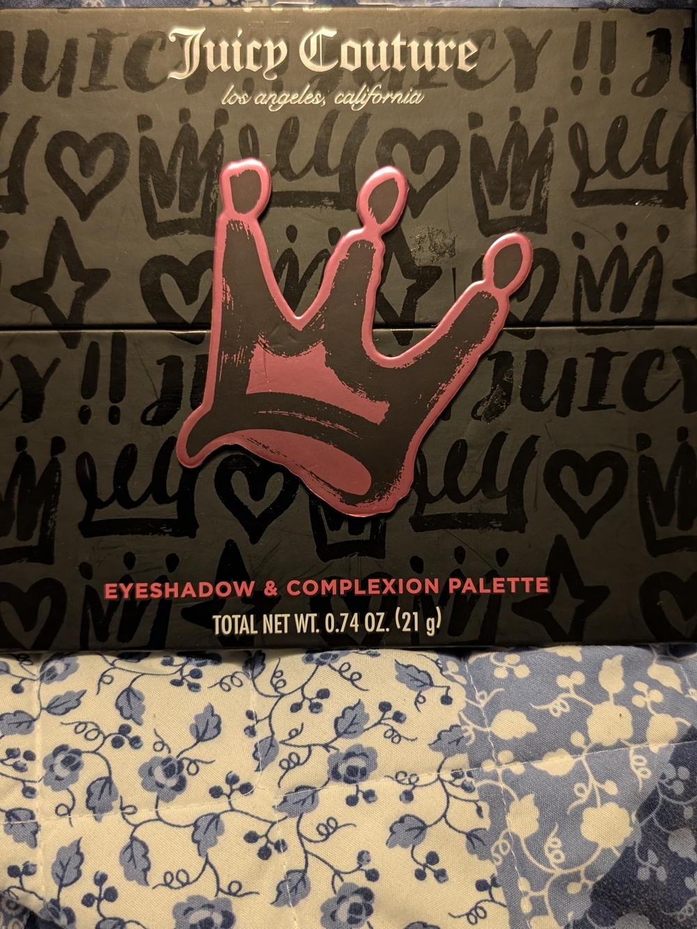 Juicy Couture Pink and Black Eyeshadow Pallet